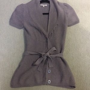 Short sleeve cardigan